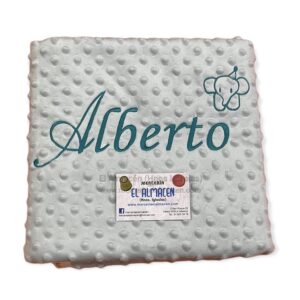Manta Bebe Personalizada Elefante Payaso