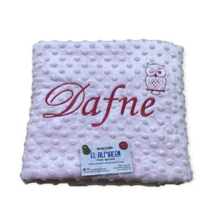 Manta Bebe Personalizado Buho