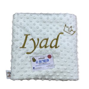 Manta Bebe Personalizada Corona
