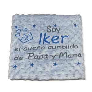 Manta Personalizada Soy El Sueño Cumplido de Papá y Mamá