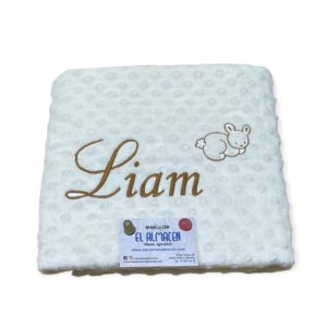 Manta Bebe Personalizada Conejo