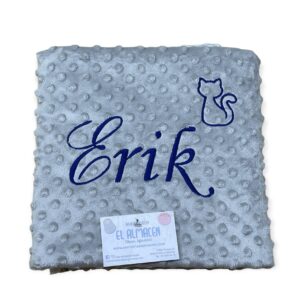 Manta Bebe Personalizada Gato
