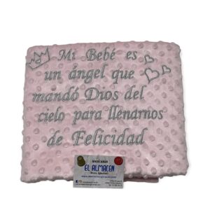 Manta Personalizada Mi Bebé es un Ángel