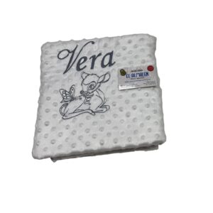 Manta Bebe Personalizada Bamby